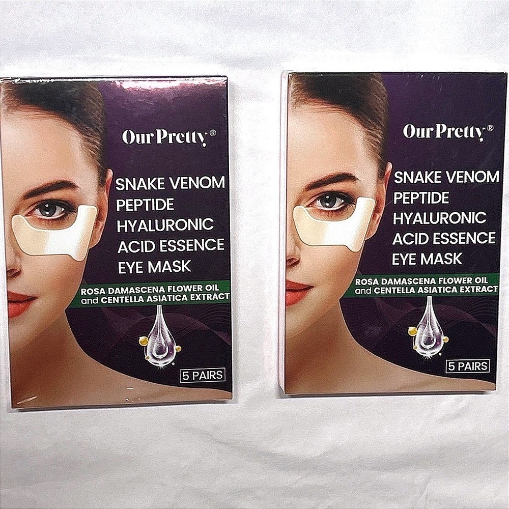OurPretty Under Eye Masks Hyaluronic Acid Peptide Eye Patches 2-5pks sealed